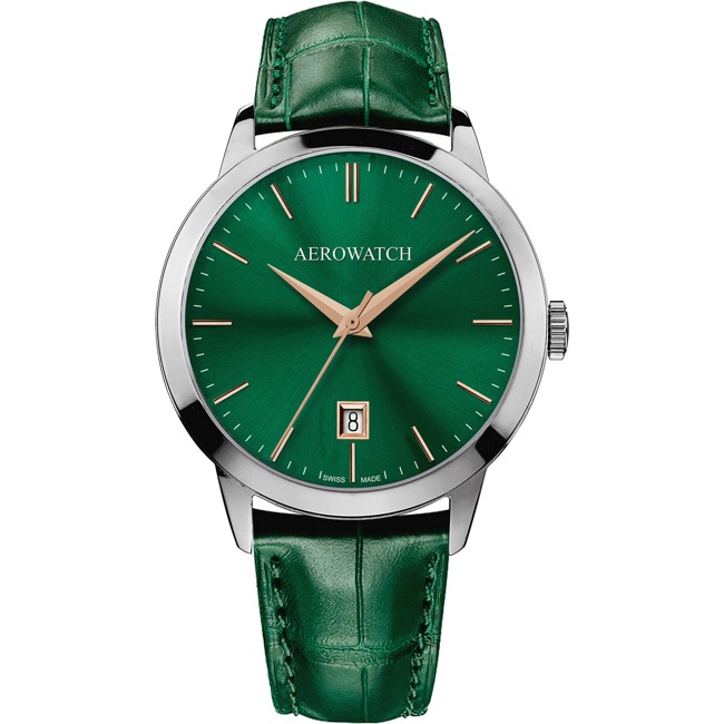 Aerowatch Les Grandes Classiques Green - A 42972 AA08