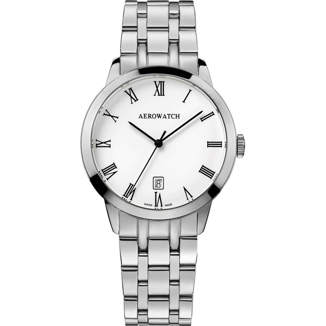 Aerowatch Les Grandes Classiques Argenté - A 42972 AA01 M