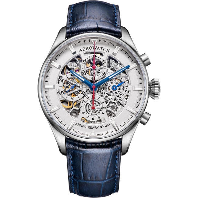 Aerowatch Les Grandes Classiques Skeleton Anniversary Edition - A 61989 AA04 SQ