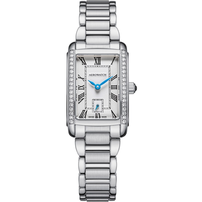 Aerowatch Mini Intuition Diamonds Small Second Edelstahl - A 31104 AA01 DIA M