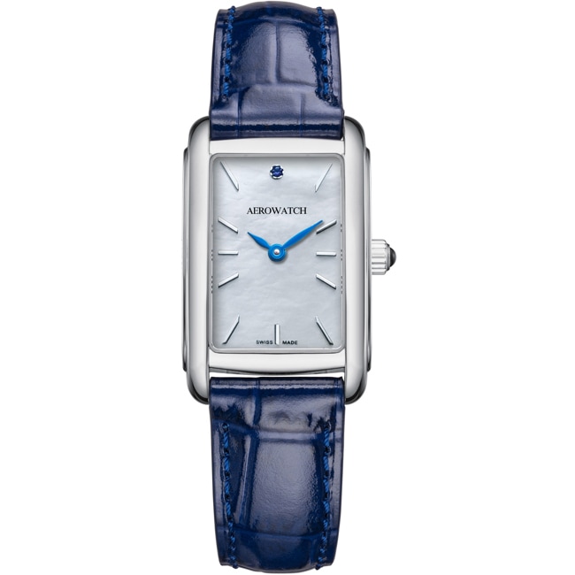 Aerowatch Mini Intuition Blue Leather - A 30104 AA02