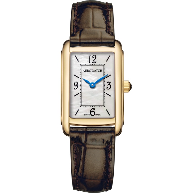 Aerowatch Mini Intuition en cuir marron - A 30104 JA04