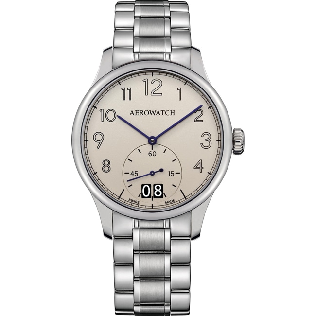 Aerowatch Renaissance Big Date en acier inoxydable - A 39982 AA10 M