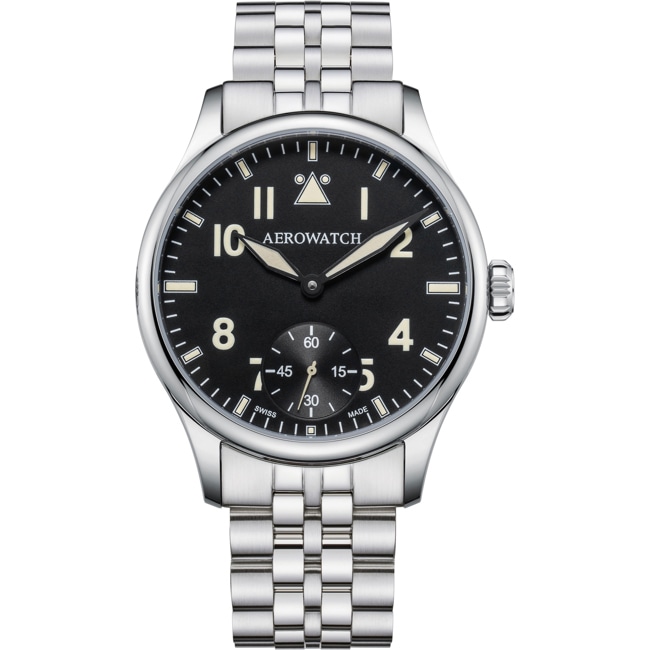 Aerowatch Renaissance Big Mechanical Petite Seconde Acier inoxydable Argenté - A 55981 AA02 M