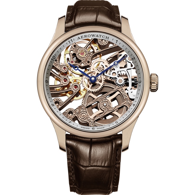 Aerowatch Renaissance Classic Skeleton Rose - A 50981 R101