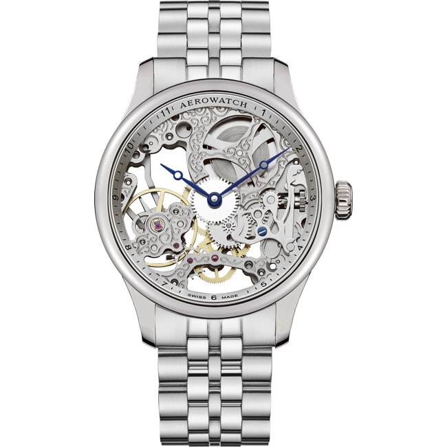 Aerowatch Renaissance Classic Skeleton Argenté - A 57981 AA01 M
