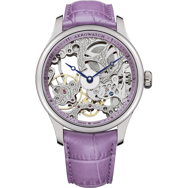 Aerowatch Renaissance Skeleton Lady Violet - A 57981 AA15