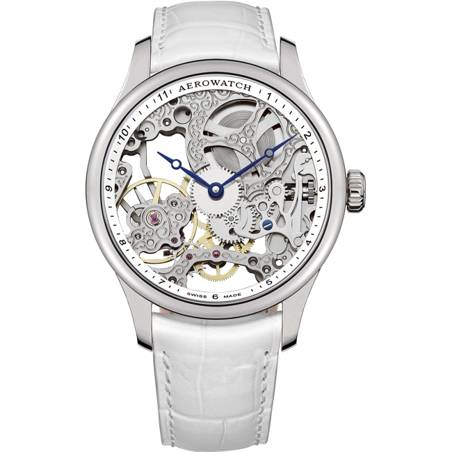 Aerowatch Renaissance Skeleton Lady Blanc - A 57981 AA13