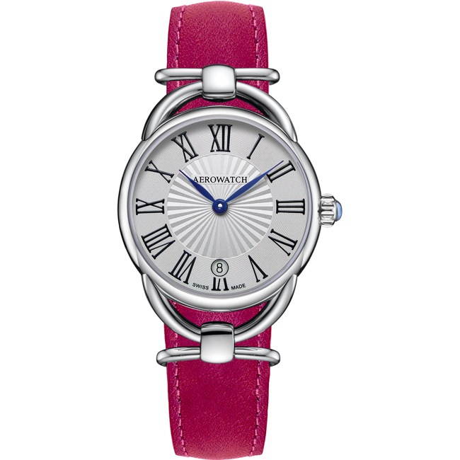 Aerowatch Sensual Silver / Fuchsia - A 07977 AA01
