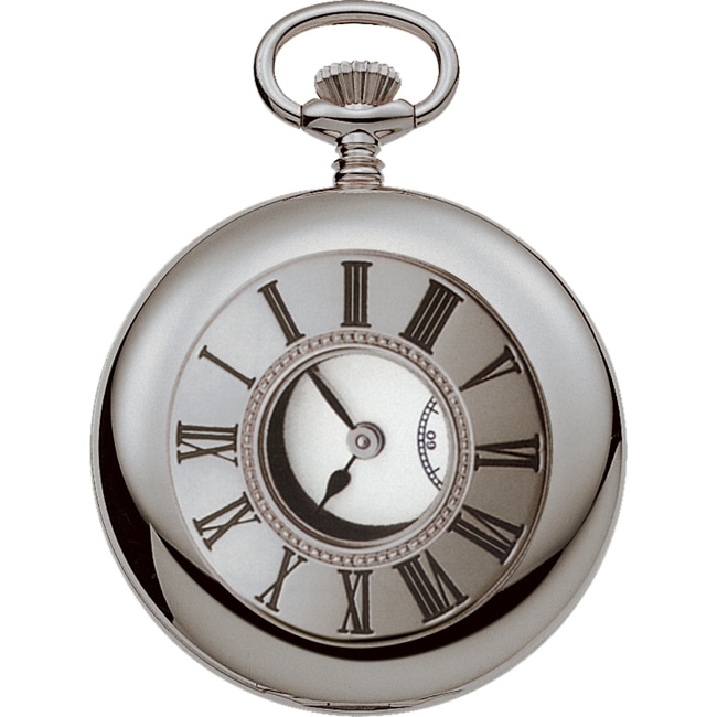 Aerowatch Pocket Watch Savonnette Mechanical Silver plated Ø 50mm - 55700 AG01