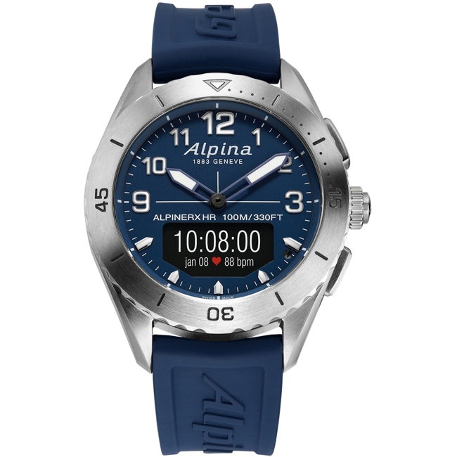 Alpina AlpinerX Alive Smartwatch Titanium Edition Blue - AL-284LNN5TAQ1