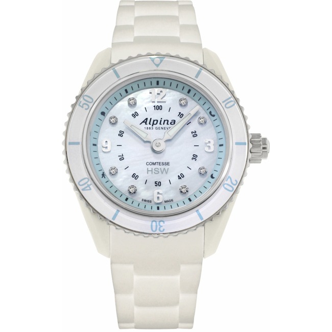 Alpina Comtesse Horological Smartwatch Diamonds - AL-281MPWND3V6