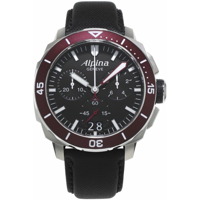 Alpina Seastrong Diver 300 Chrono Big Date - AL-372LBBRG4V6