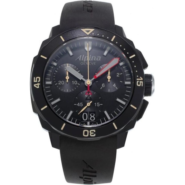Alpina Seastrong Diver 300 Chrono Big Date - AL-372LBBGGR4FBV6