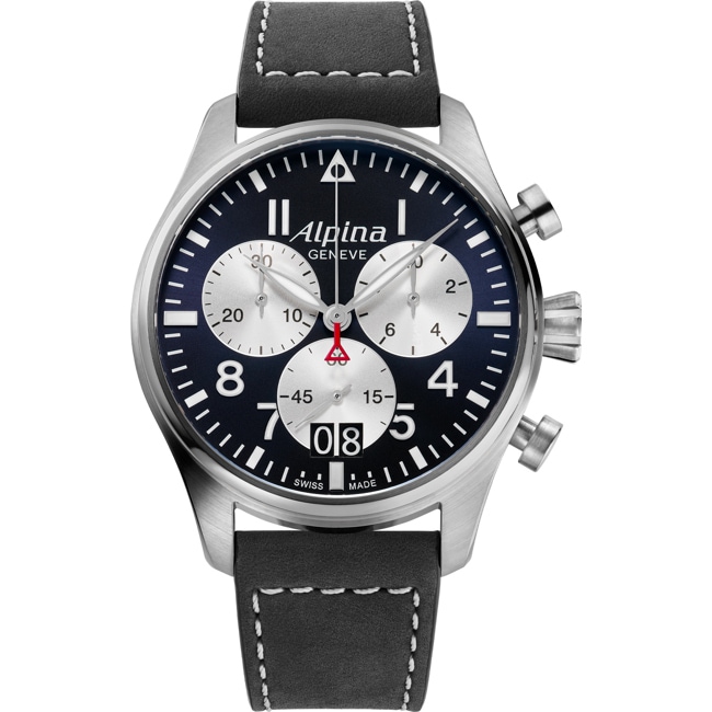 Alpina Startimer Pilot Chrono Big Date 44mm - AL-372NS4S6