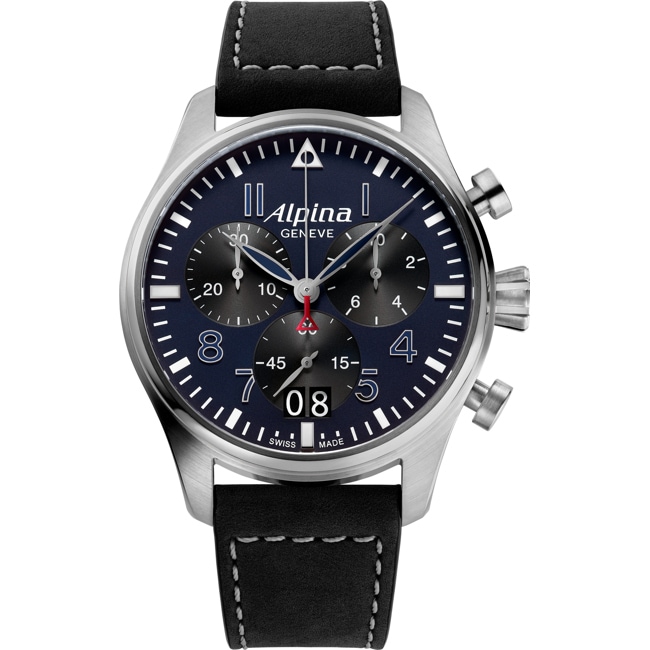 Alpina Startimer Pilot Chrono Big Date 44mm - AL-372NB4S6