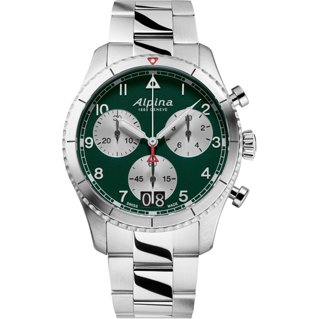 Alpina Startimer Pilot Chrono Big Date 41mm - AL-372GRS4S26B