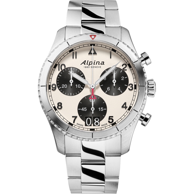 Alpina Startimer Pilot Chrono Big Date 41mm - AL-372WB4S26B
