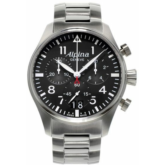 Alpina Startimer Pilot Chrono Big Date 44mm - AL-372B4S6B