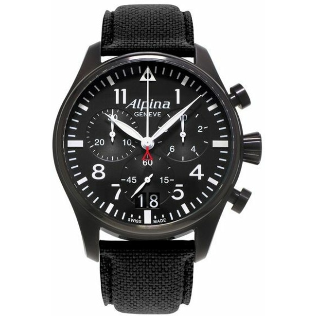 Alpina Startimer Pilot Chrono Big Date 44mm - AL-372B4FBS6