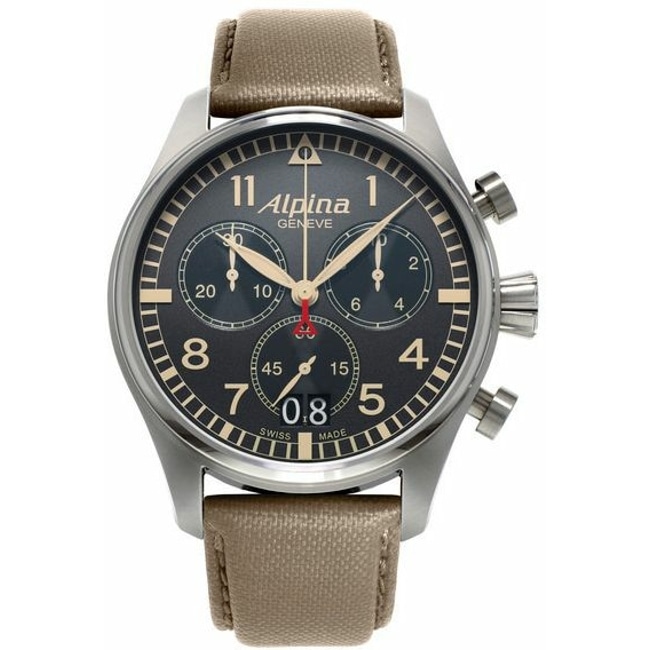 Alpina Startimer Pilot Chrono Big Date 44mm - AL-372BGR4S6