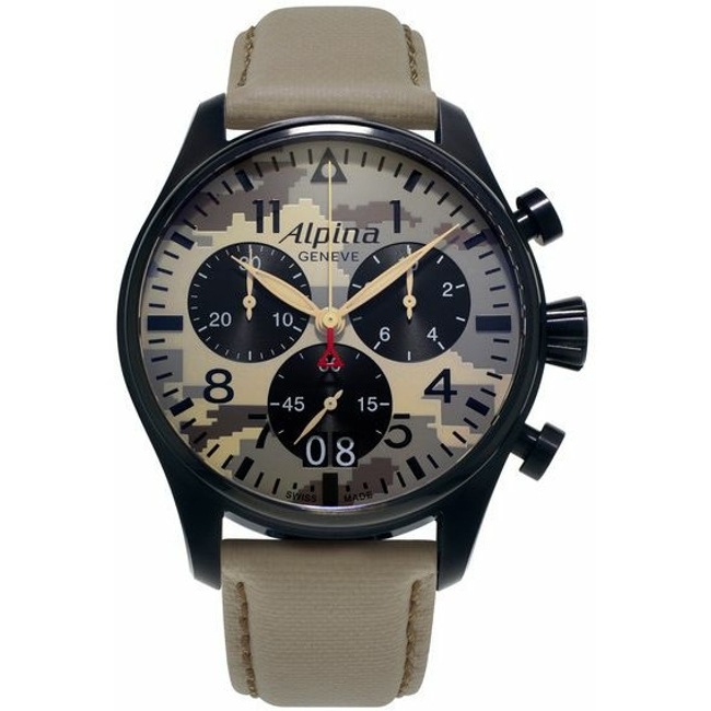 Alpina Startimer Pilot Chrono Big Date 44mm - AL-372MLY4FBS6