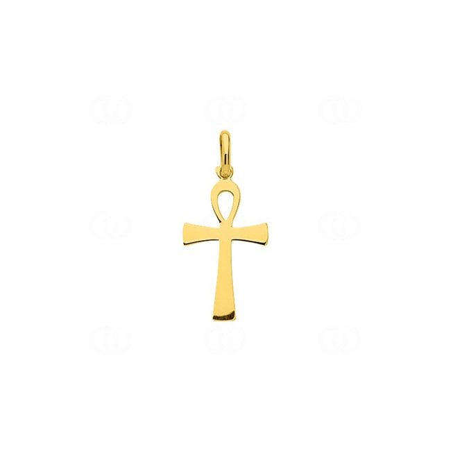 Anhänger 375/9 K Gelbgold Anch-Kreuz 28mm Anhänger 375/9 K Gelbgold Anch-Kreuz 28mm - 660020