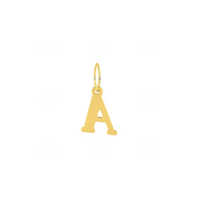 Pendant 375/9 K Yellow Gold Letter A - 9K2950.1A