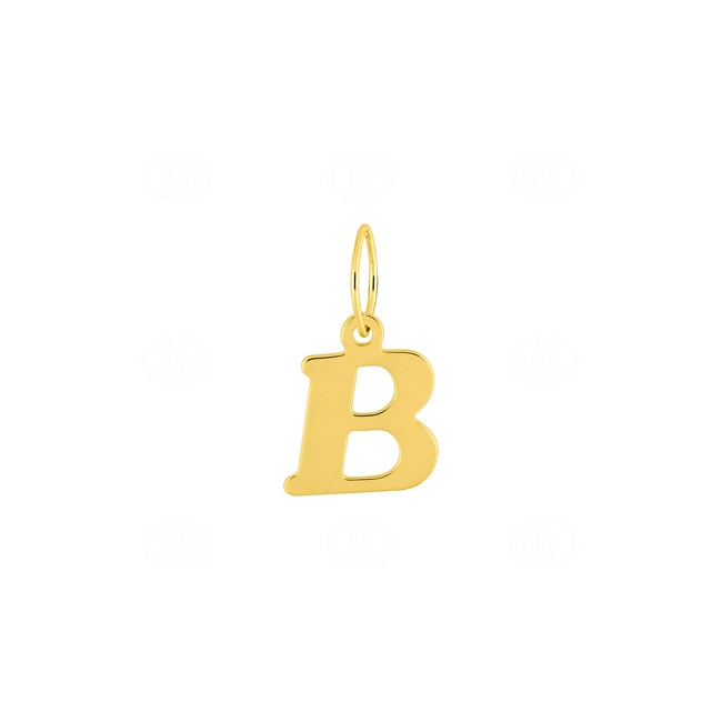 Pendentif or jaune 375/9 ct Lettre B Pendentif or jaune 375/9 ct Lettre B - 9K2950.1B