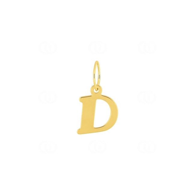 Pendant 375/9 K Yellow Gold Letter D - 9K2950.1D