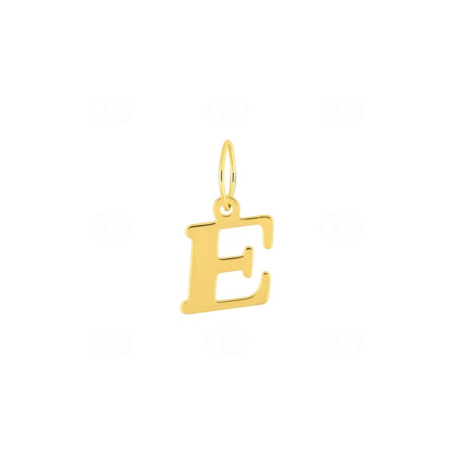 Pendentif or jaune 375/9 ct Lettre E Pendentif or jaune 375/9 ct Lettre E - 9K2950.1E