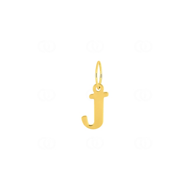 Pendant 375/9 K Yellow Gold Letter J - 9K2950.1J
