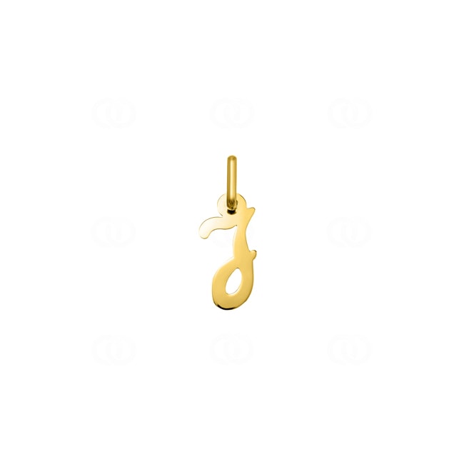 Pendant 375/9 K Yellow Gold Letter J - 9KAY5022