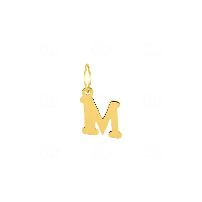 Pendant 375/9 K Yellow Gold Letter M - 9K2950.1M
