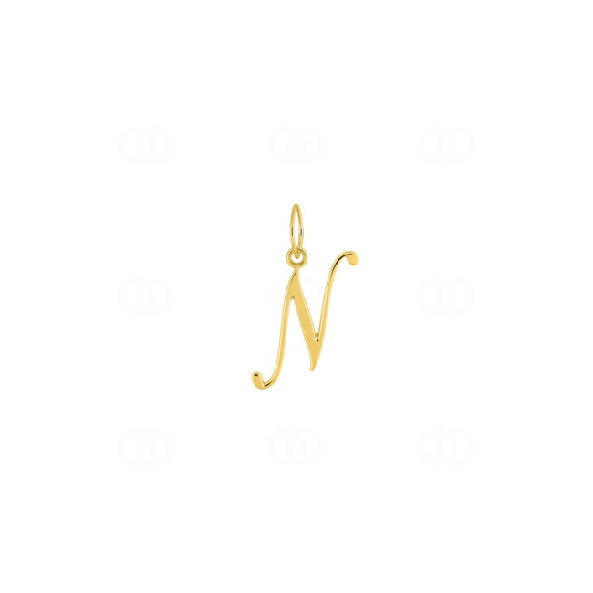 Pendentif or jaune 375/9 ct Lettre N Pendentif or jaune 375/9 ct Lettre N - 660091.N