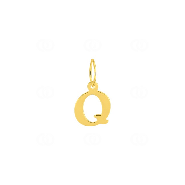 Pendentif or jaune 375/9 ct Lettre Q - 9K2950.1Q