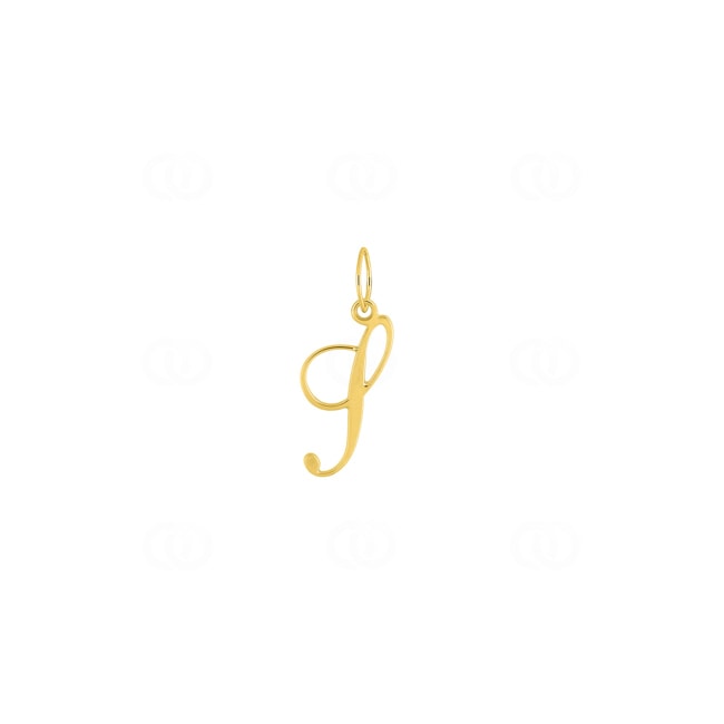 Pendentif or jaune 375/9 ct Lettre S - 660091.S