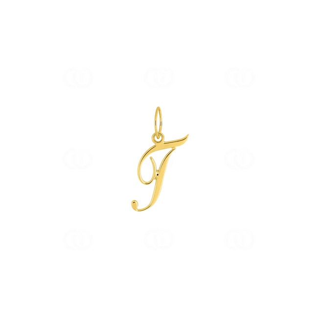 Anhänger 375/9 K Gelbgold Buchstabe T Anhänger 375/9 K Gelbgold Buchstabe T - 660091.T