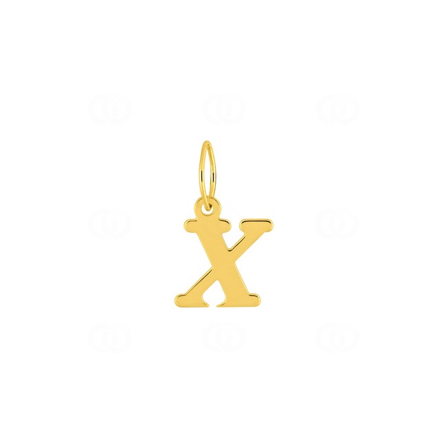 Pendant 375/9 K Yellow Gold Letter X - 9K2950.1X