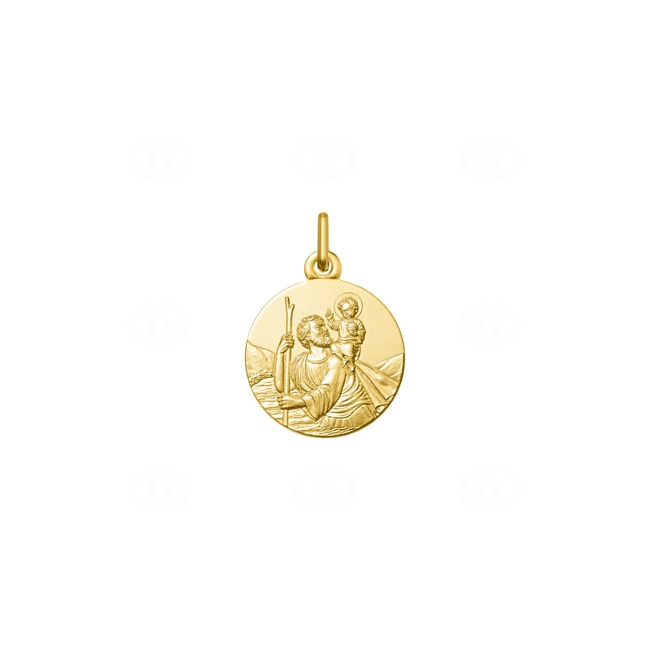 Anhänger 375/9 K Gelbgold Christophorus - 9KAY3052