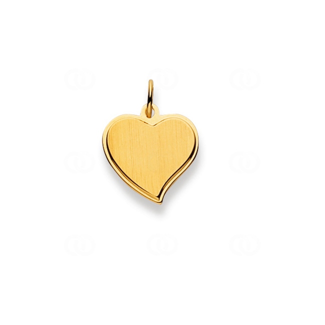 Pendant 375/9 K Yellow Gold Heart - 4155.06210/0001