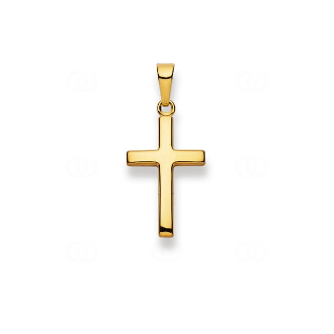 Pendant 375/9 K Yellow Gold Cross - 4158.02720/0001
