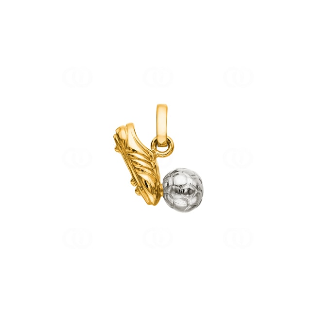 Pendant 750/18 K Two-tone Gold Football - 1556.08517/0001