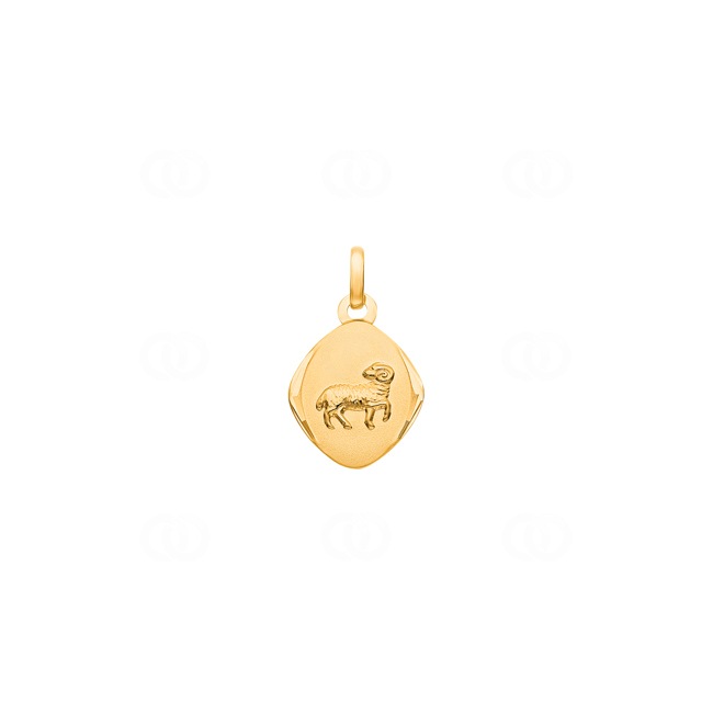 Pendant 750/18 K Yellow Gold 13x15mm, Astrological sign of Aries - 73255