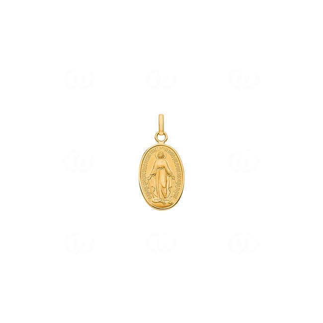 Pendant 750/18 K Yellow Gold Milagrosa Immaculata 13x19mm - 5419