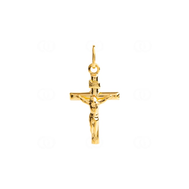 Pendentif or jaune 750/18 ct 15x26mm, Crucifix Pendentif or jaune 750/18 ct 15x26mm, Crucifix - 2786.2