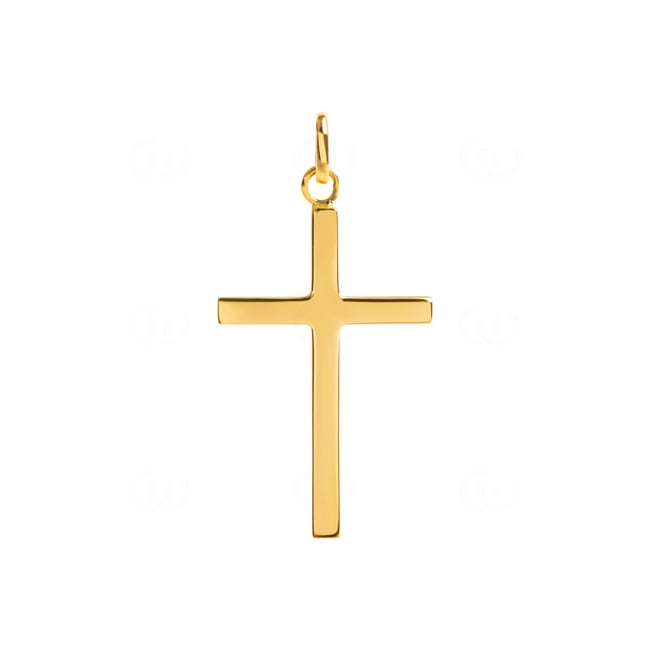 Pendentif or jaune 750/18 ct 20x31mm, Croix Pendentif or jaune 750/18 ct 20x31mm, Croix - P24