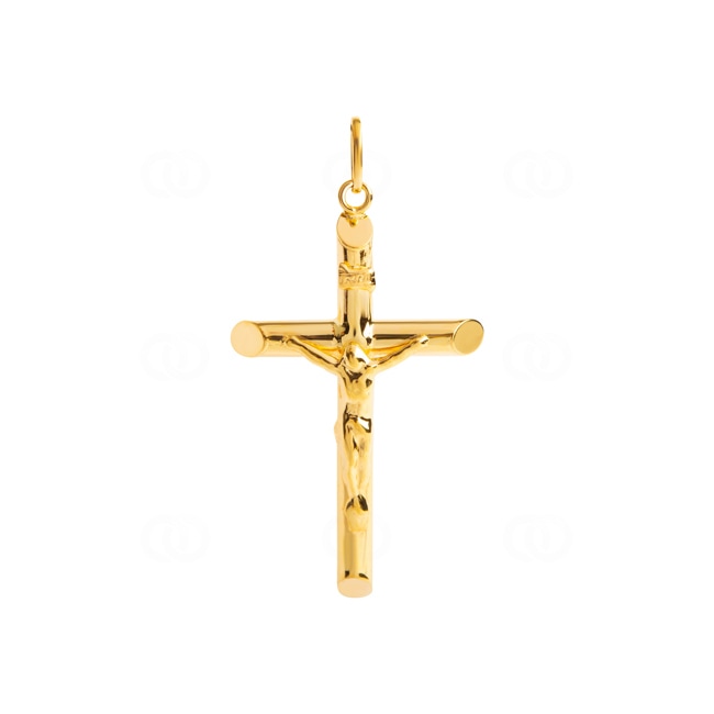 Pendentif or jaune 750/18 ct 21x35mm, Crucifix Pendentif or jaune 750/18 ct 21x35mm, Crucifix - 2787