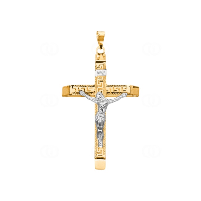 Anhänger 750/18 K Gelbgold 45 x 27mm, Kreuz mit Jesus Anhänger 750/18 K Gelbgold 45 x 27mm, Kreuz mit Jesus - TH3271GG