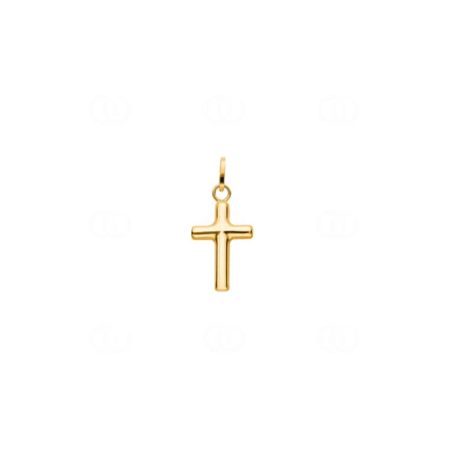 Pendentif or jaune 750/18 ct Croix 8x12mm - 2790